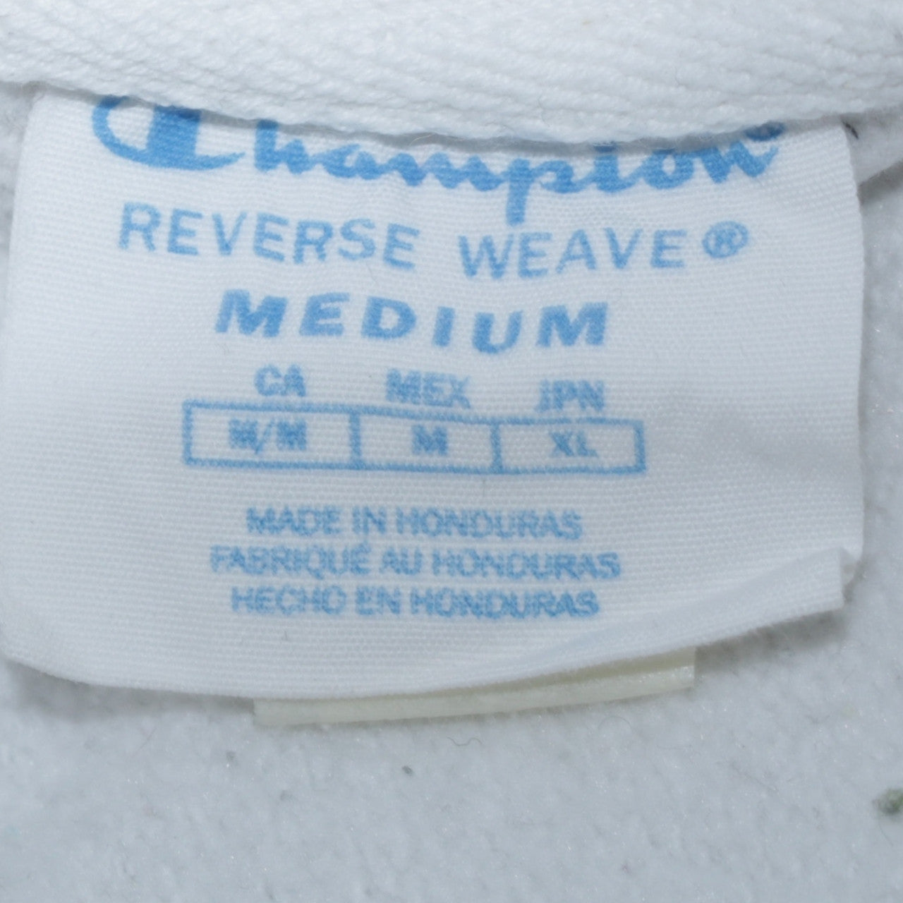 Champion Men's White Medium Reverse Weave Pullover Hoodie