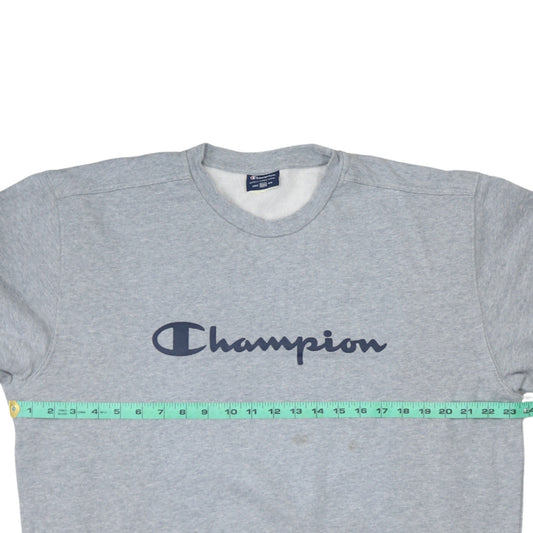 Champion Mens Grey 2XL Classic Crew Neck Pullover Sweatshirt