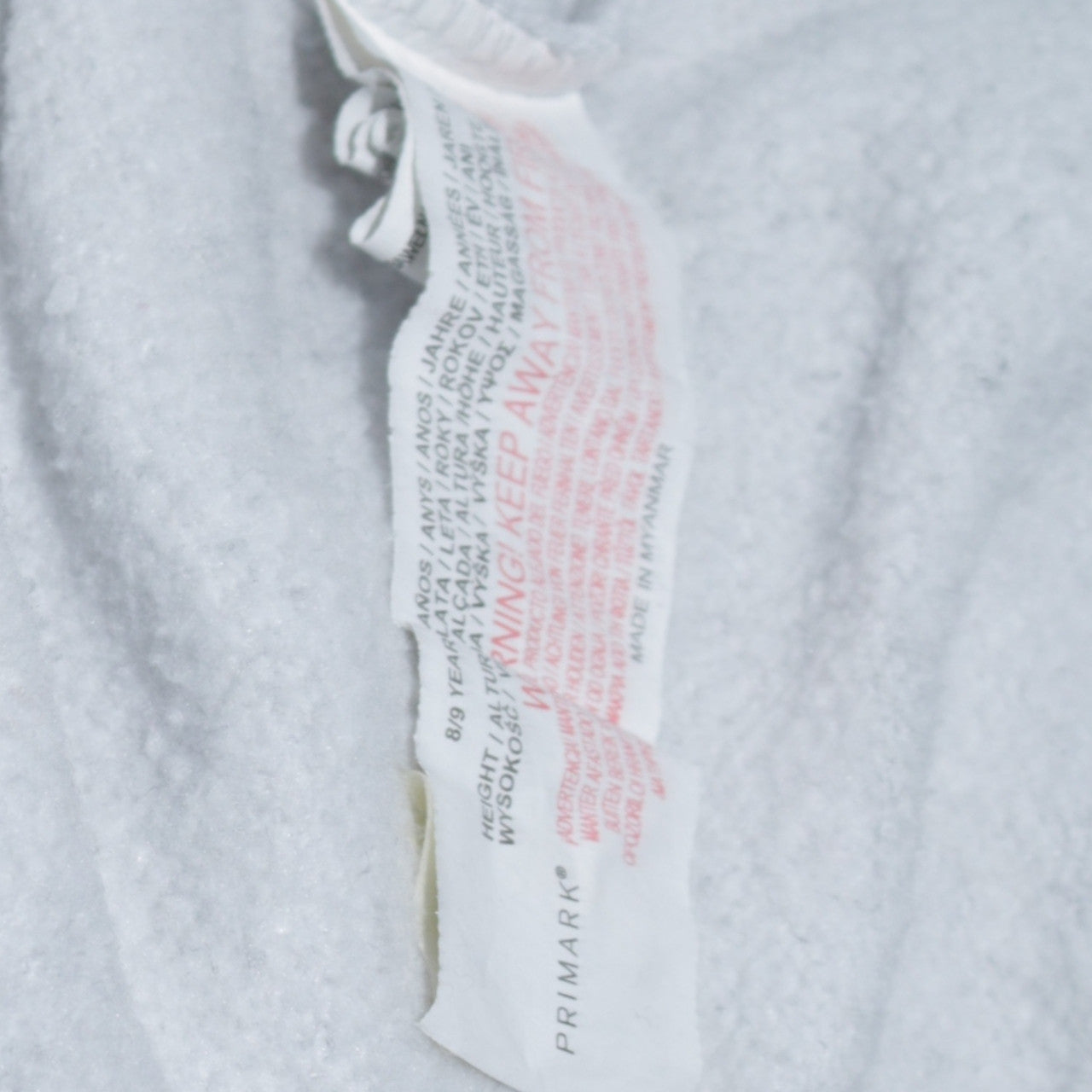 Primark Girls Grey 'Hopes and Dreams' Pullover Hoodie 8-9 Years