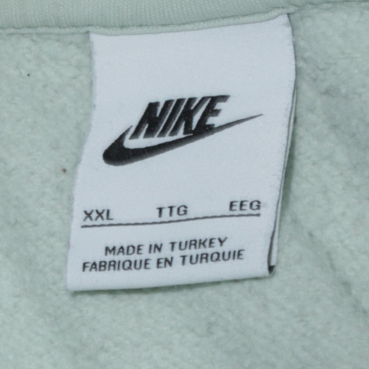 Nike Womens Mint Green XXL Pullover Hoodie Sweatshirt