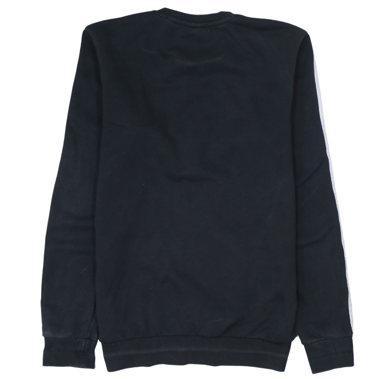 adidas Men's Black Small Pullover Sweatshirt Crew Neck Sportswear