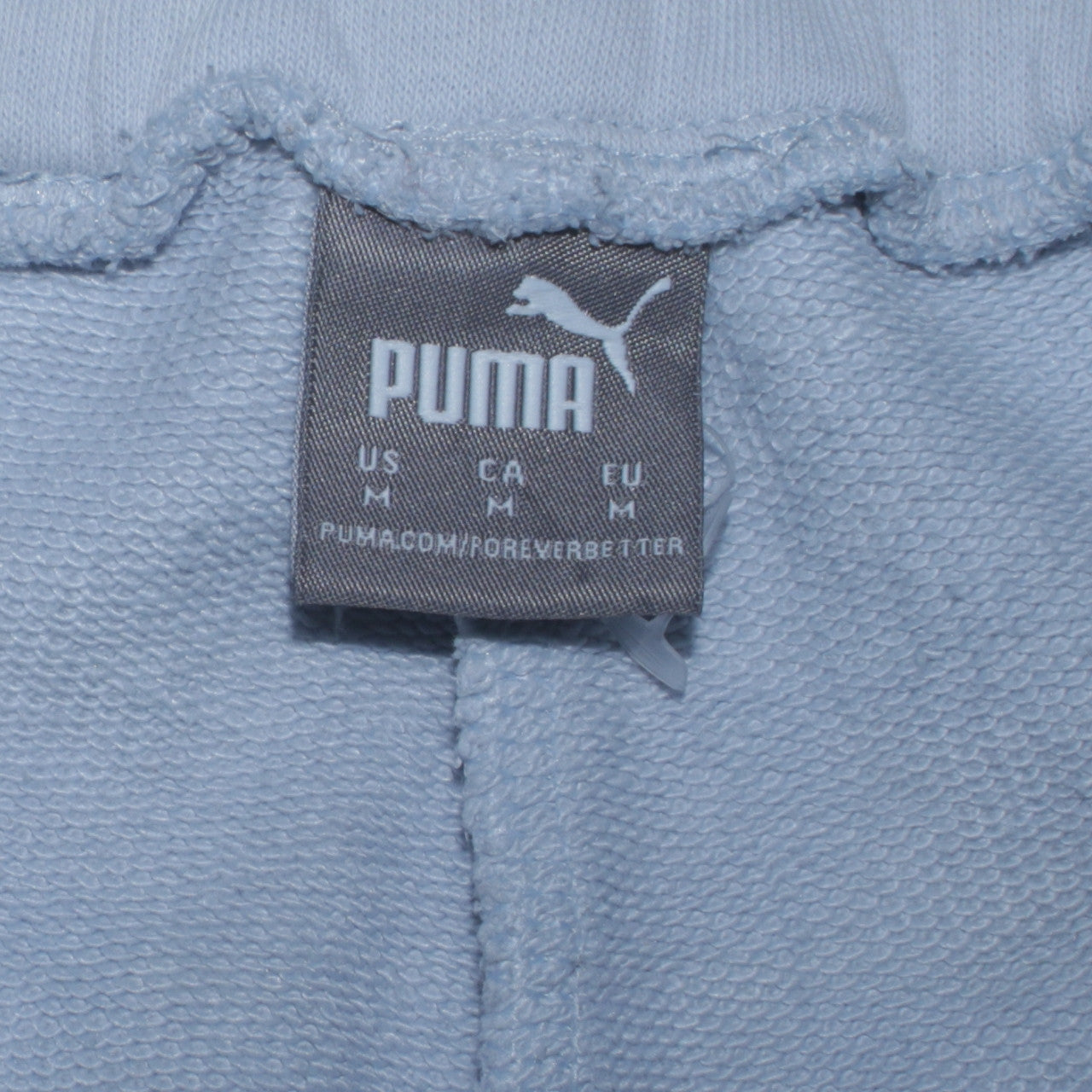 Puma Men's Blue Jogger Sweatpants M Fleece Tapered Fit