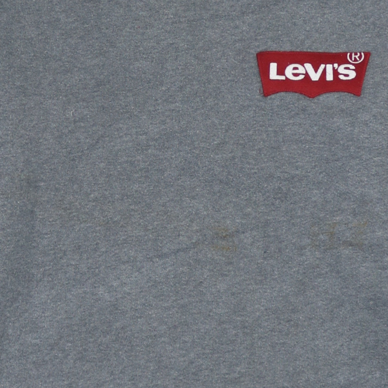 Levi's Men's Grey XL Crew Neck Logo Sweatshirt