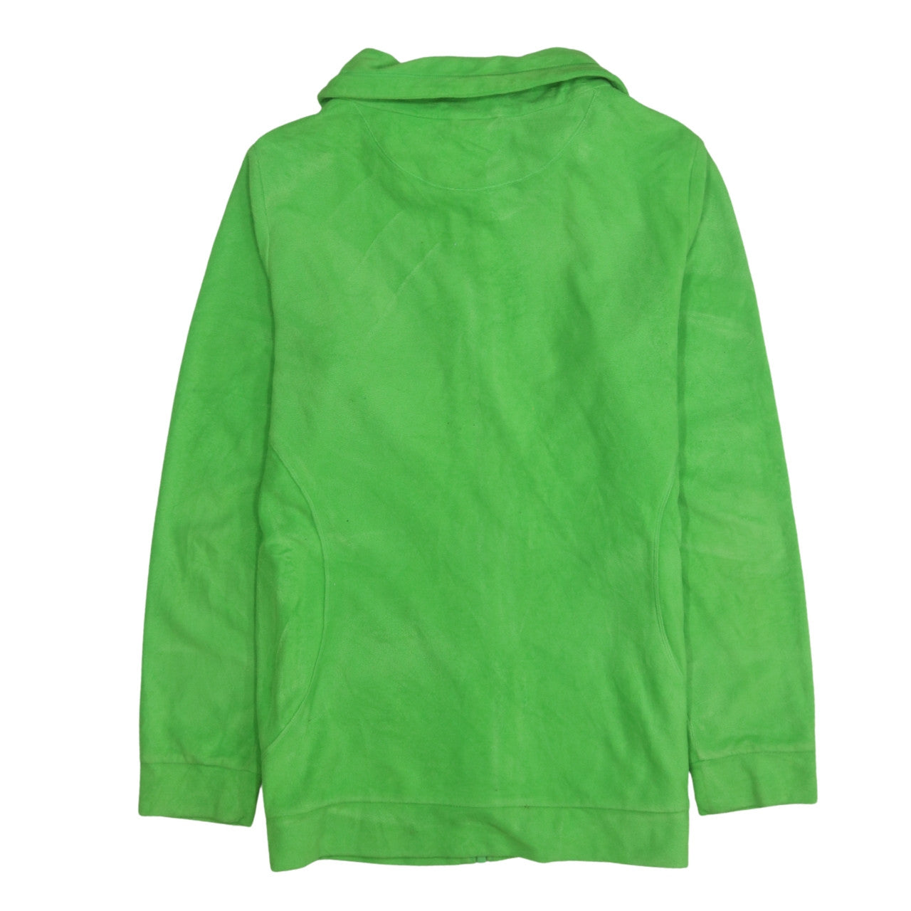 Adidas Women's Green Fleece Full Zip Long Jacket Size 18