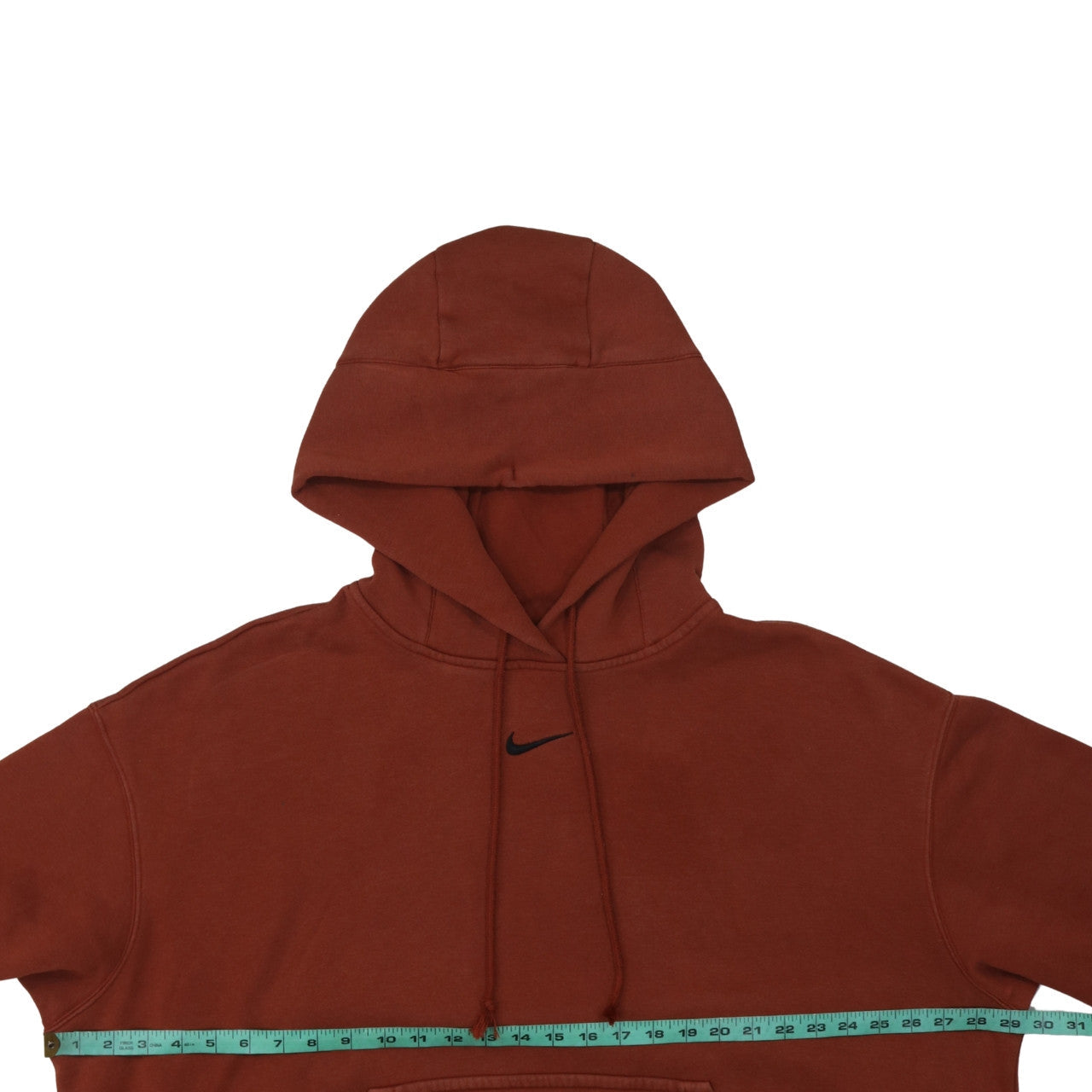 Nike Womens Brown XL Pullover Hoodie with Black Logo