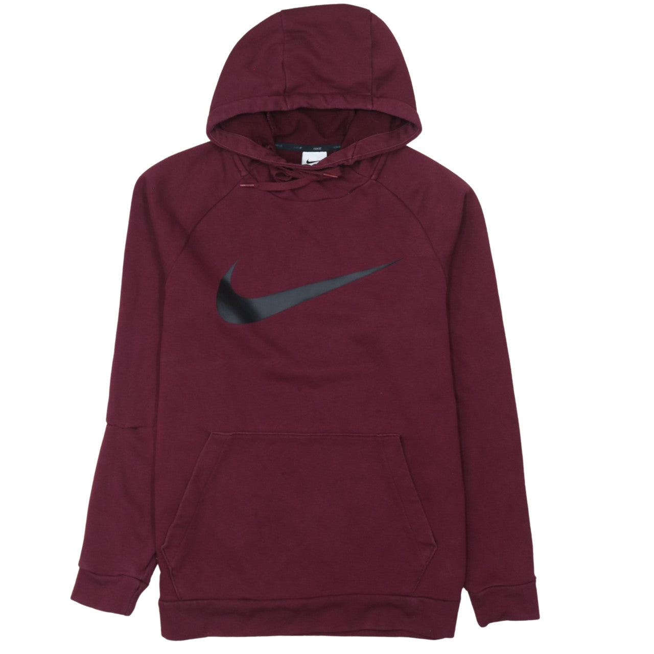 Nike Men's Red Dri-Fit Pullover Hoodie Small Logo Sportswear