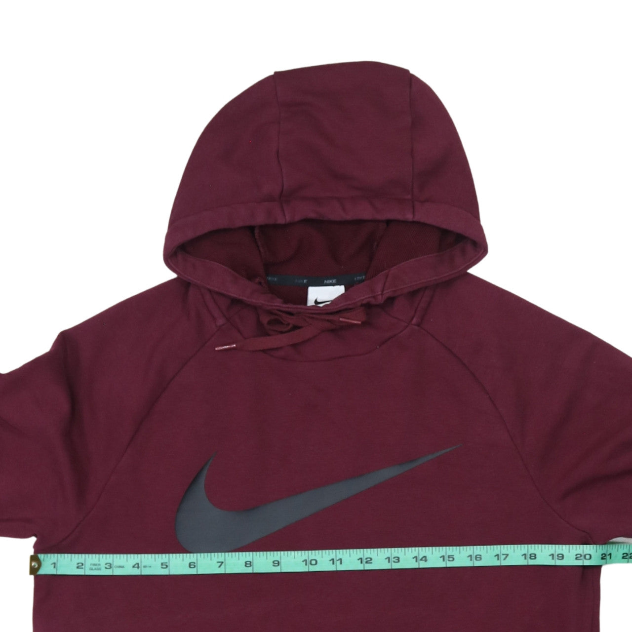 Nike Men's Red Dri-Fit Pullover Hoodie Small Logo Sportswear