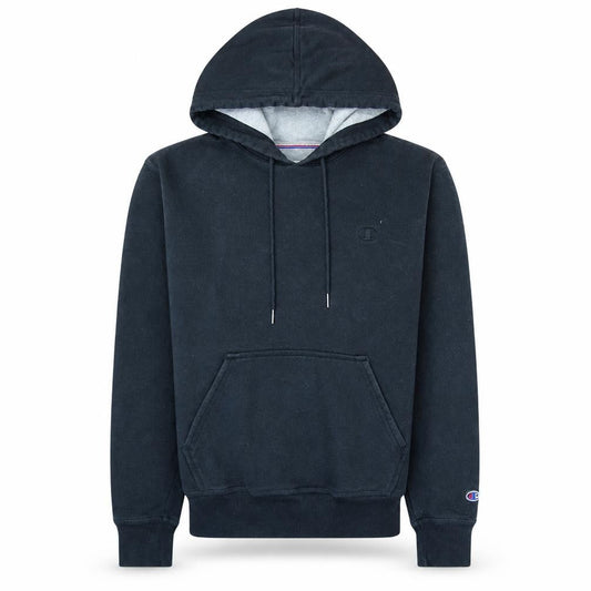 Champion Men's Black Pullover Hoodie Size S Fleece Regular Fit