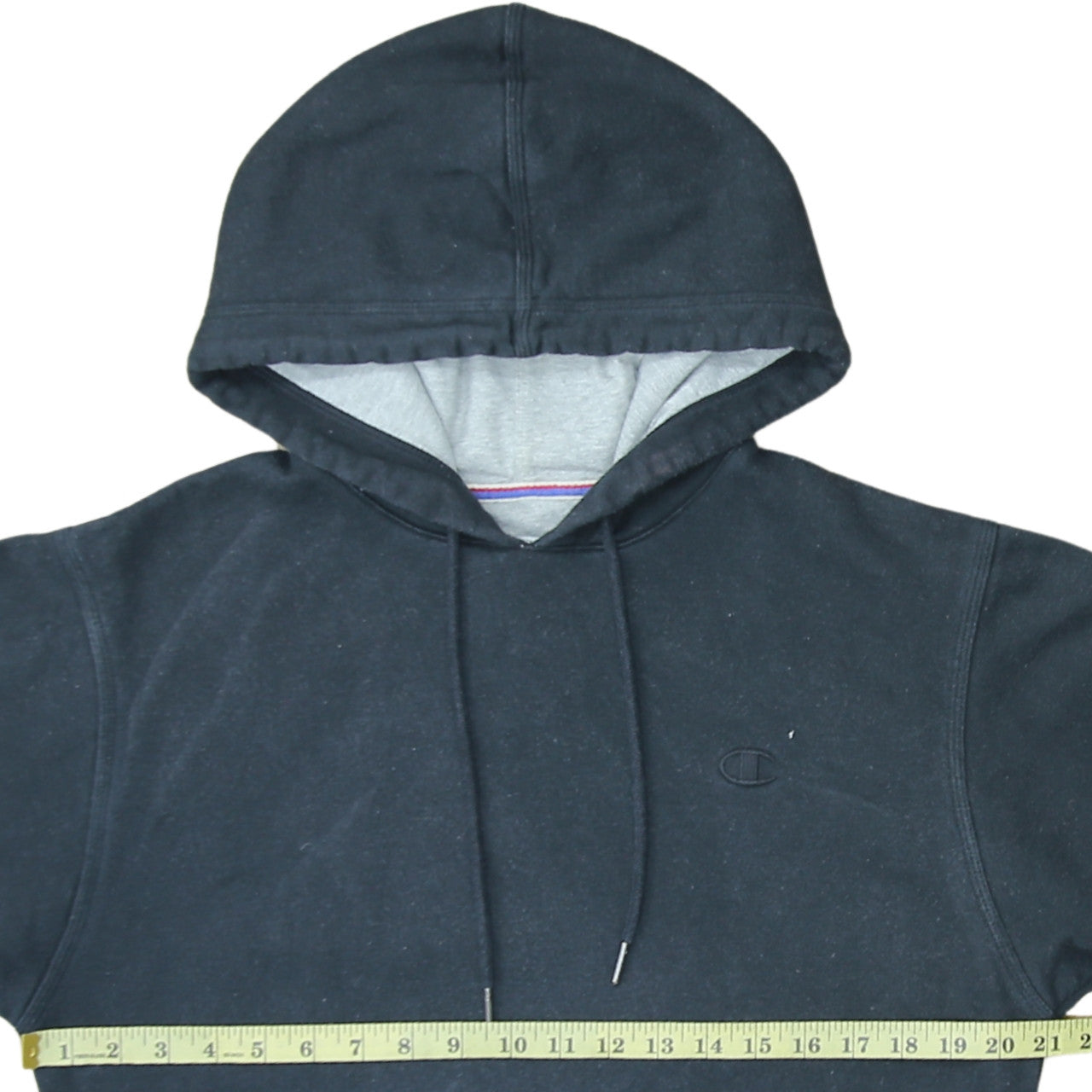 Champion Men's Black Pullover Hoodie Size S Fleece Regular Fit