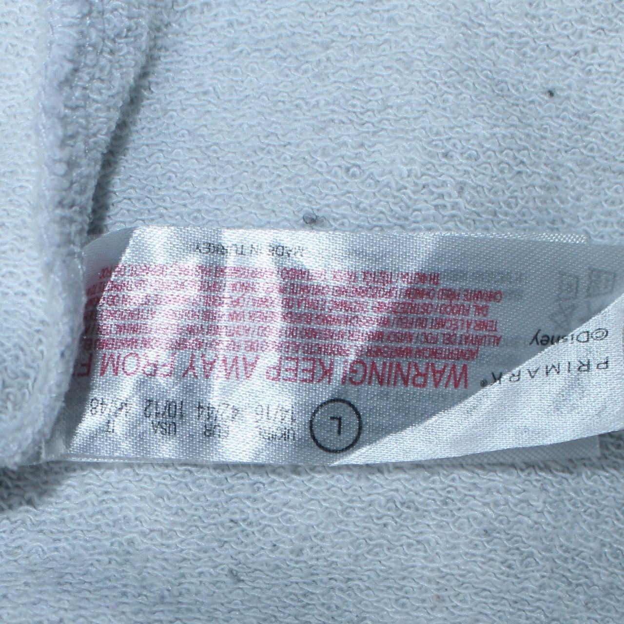 Disney Stitch Grey Graphic Pullover Sweatshirt L Unisex