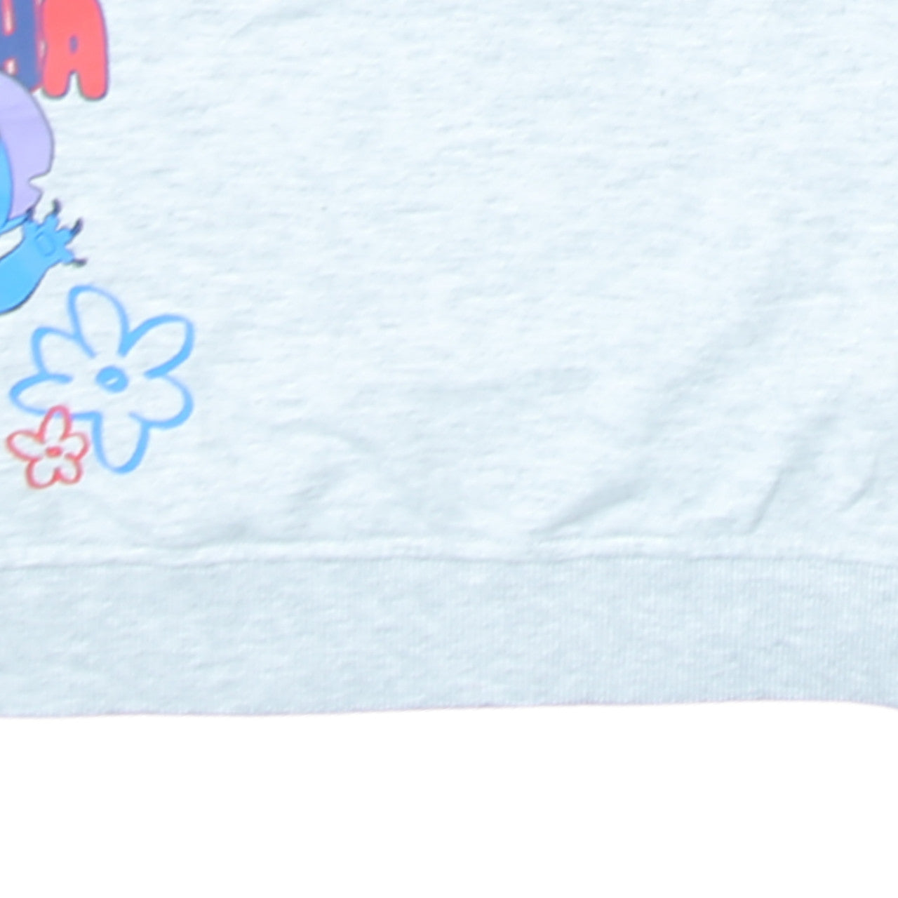 Disney Stitch Grey Graphic Pullover Sweatshirt L Unisex