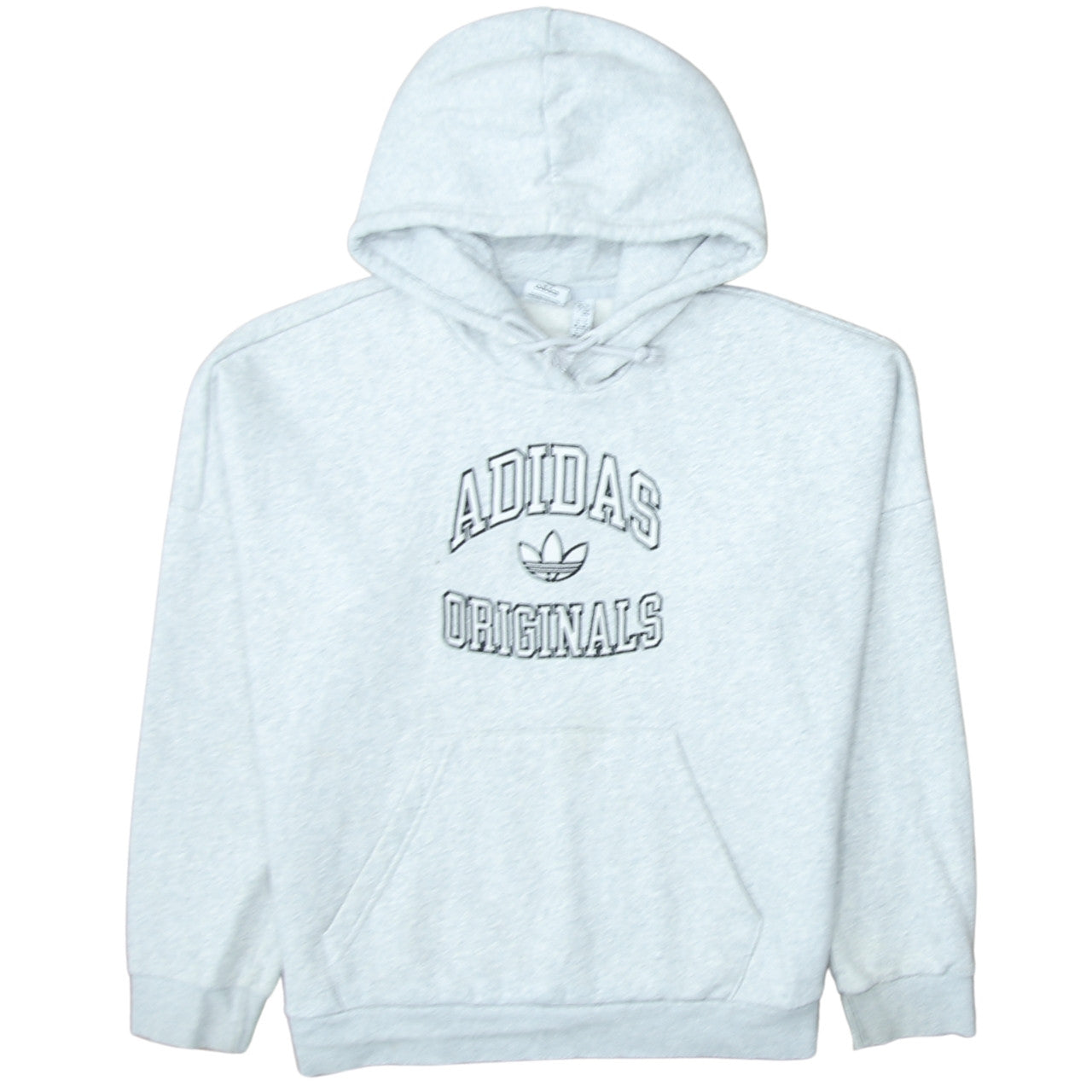 Adidas Originals Men's Grey Pullover Hoodie Size M Fleece Sportswear
