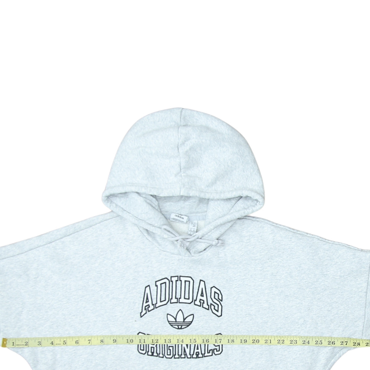 Adidas Originals Men's Grey Pullover Hoodie Size M Fleece Sportswear