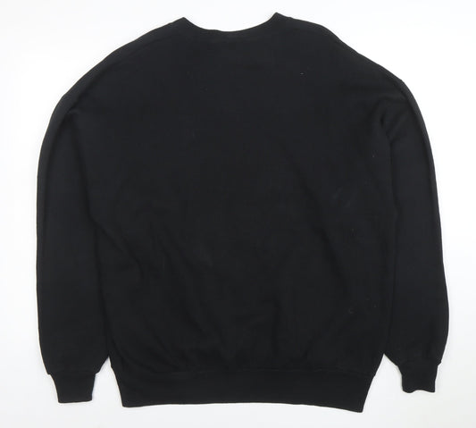 Jerzees Men’s Black XL Pullover Sweatshirt California Dreamin’ Retro Graphic