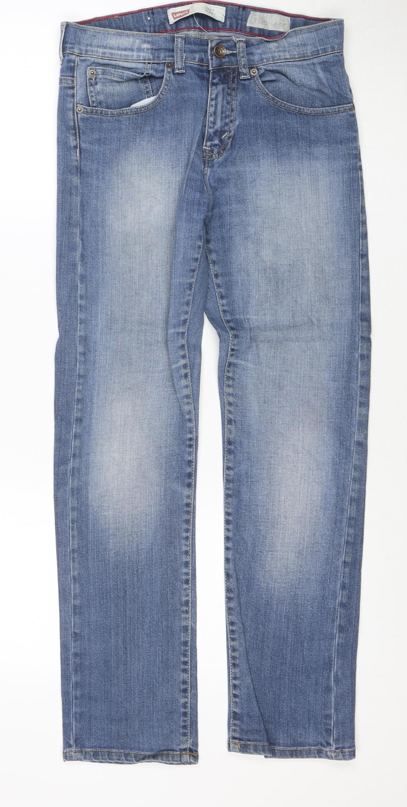 Levi's Women's Blue 511 Slim Straight Denim Jeans Size 16