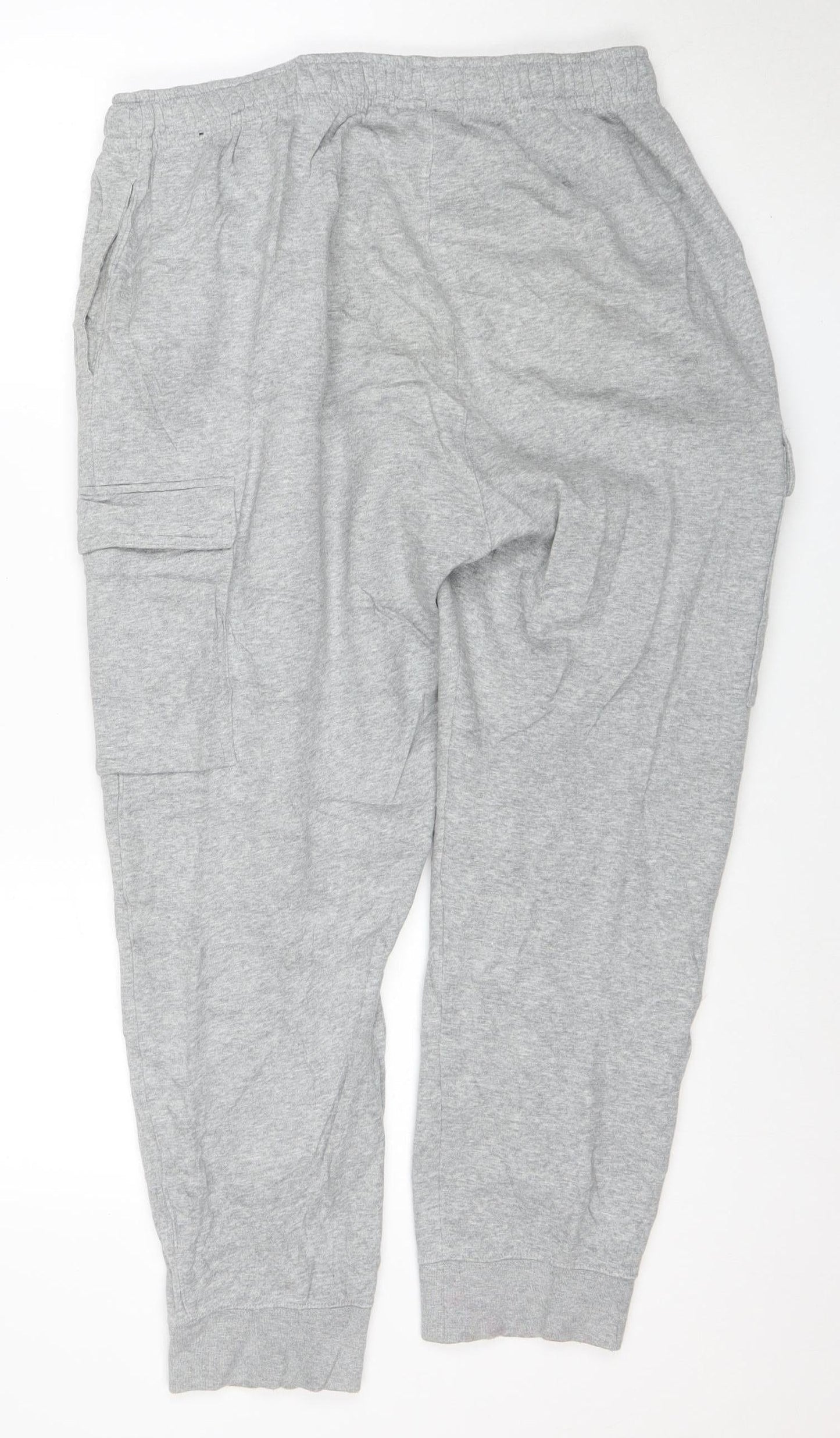 Nike Men's Grey XL Jogger Sweatpants Regular Fit Activewear Trousers