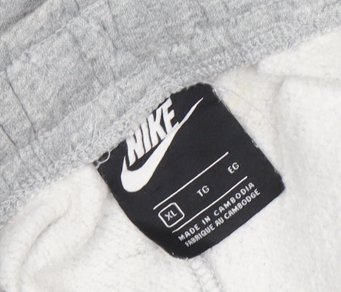Nike Men's Grey XL Jogger Sweatpants Regular Fit Activewear Trousers