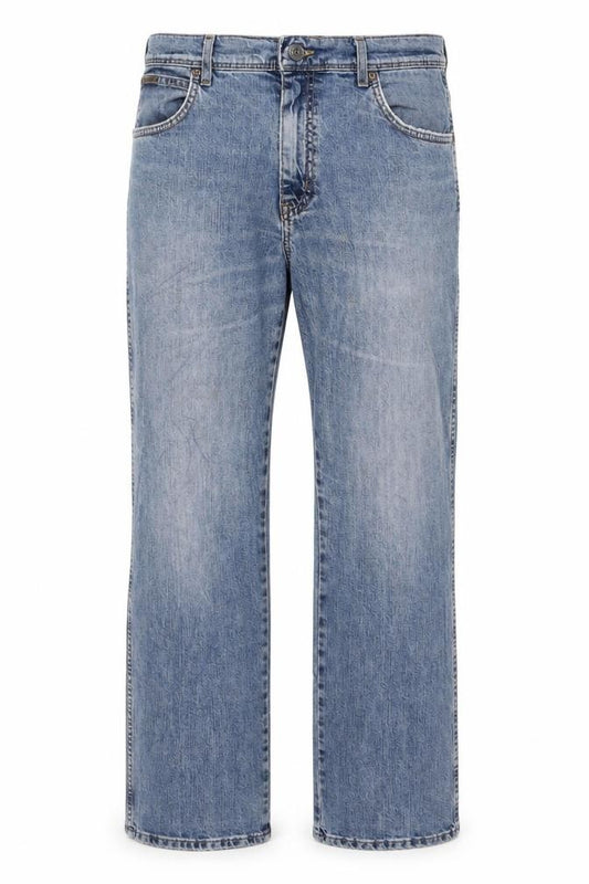 Wrangler Men's Blue Straight Texas Stretch Jeans Size 34W 30L