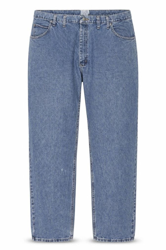 Wrangler Men's Blue Relaxed Fit Straight Leg Jeans 44x32