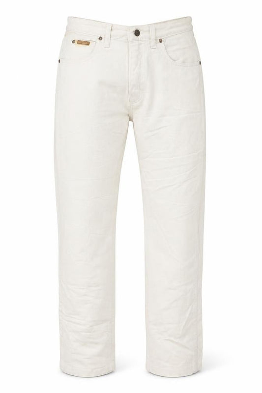 Wrangler Men's Beige Straight Fit Jeans 32W 30L Denim Stretch