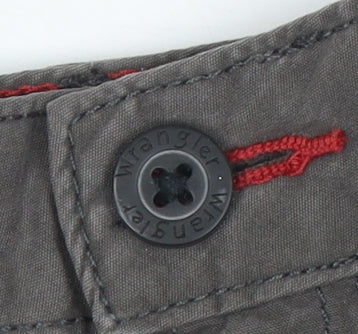 Wrangler Men's Grey Cargo Shorts Size 40 Cotton Nylon Blend