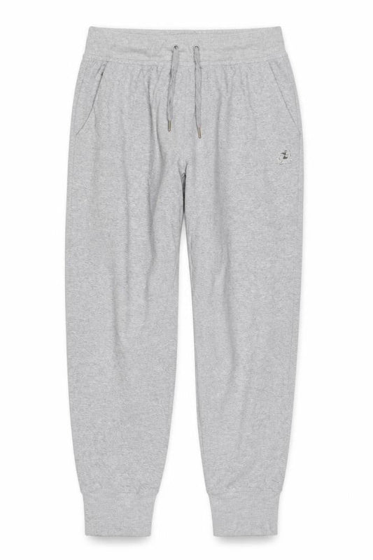 FILA Women Grey Jogger Trousers M Cotton Blend Comfort Fit