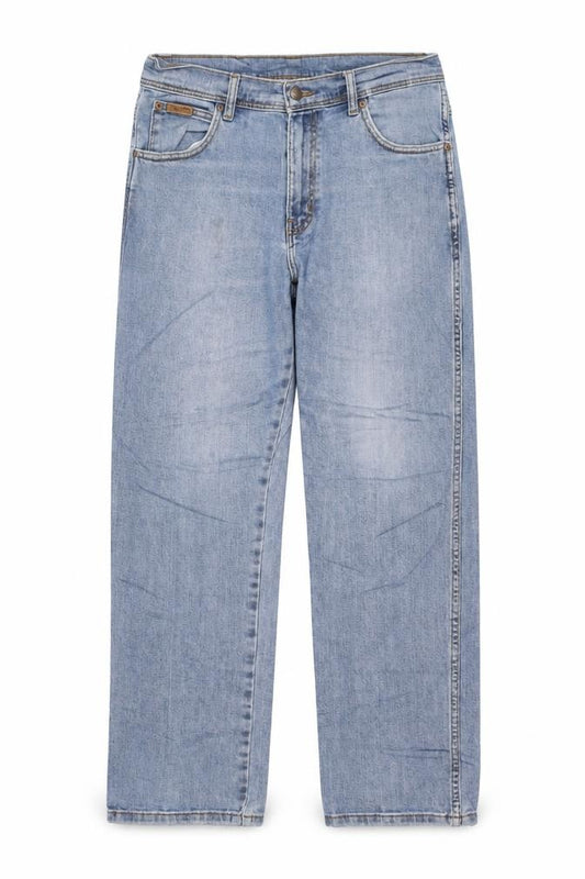 Wrangler Men's Blue Regular Fit Straight Jeans W32 L30 Texas