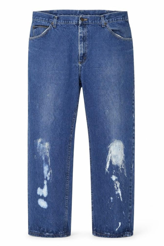 Lee Mens Blue 32x30 Straight Leg Denim Jeans Retro Vintage