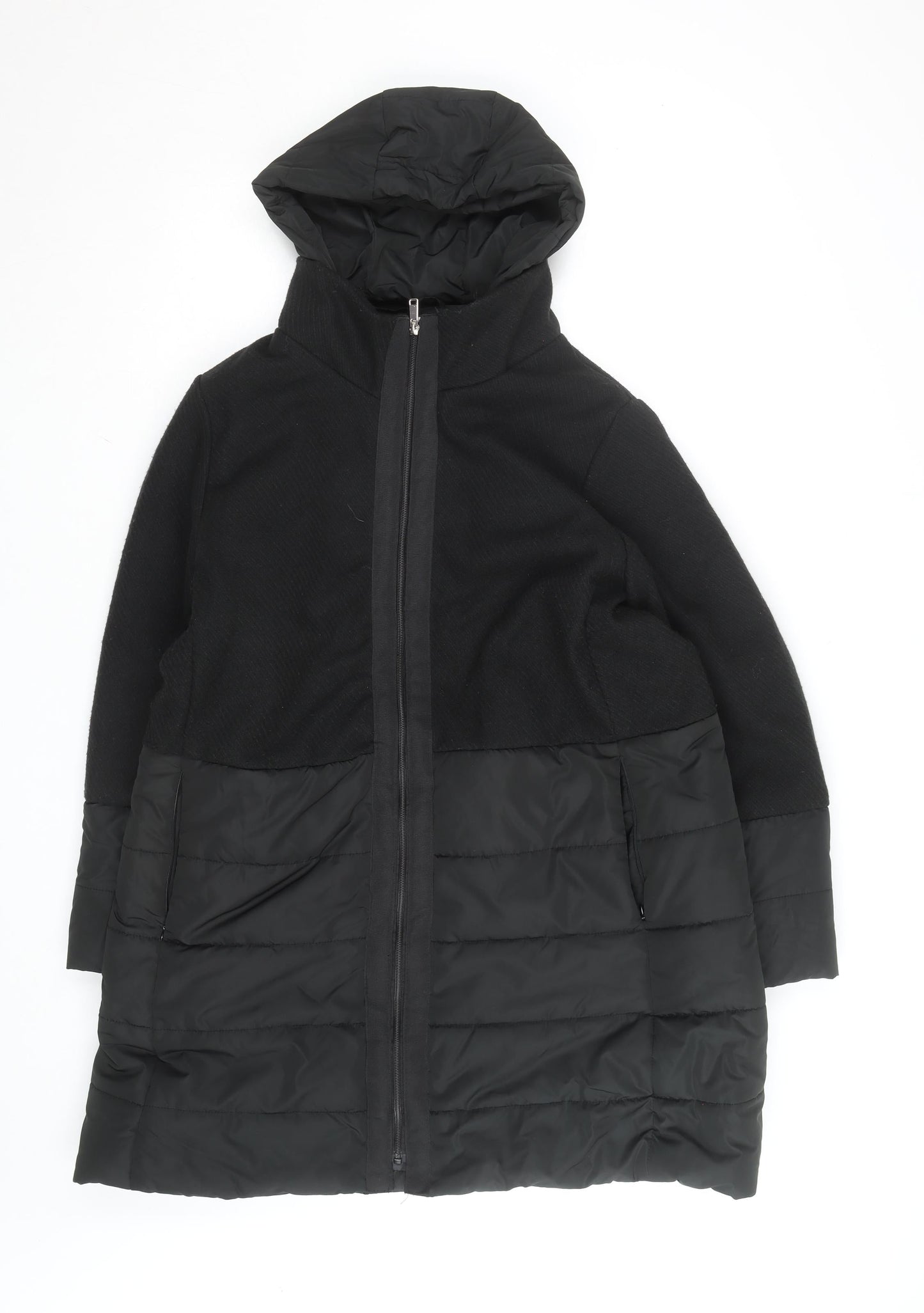 J’aime La Vie Women’s Black Long Hooded Puffer Coat Size 18