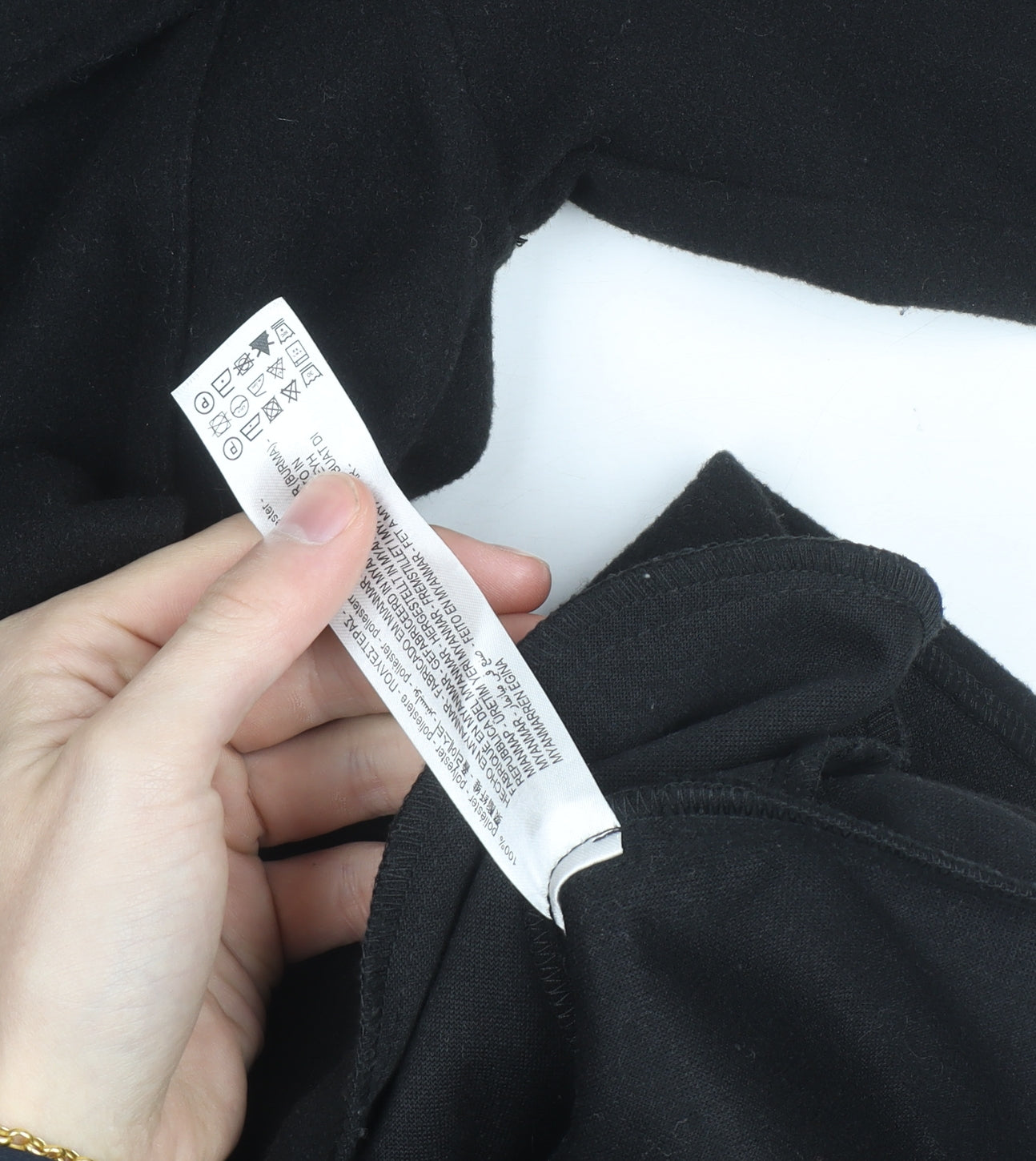 Zara Women Black Belted Wool Blend Jacket Size S