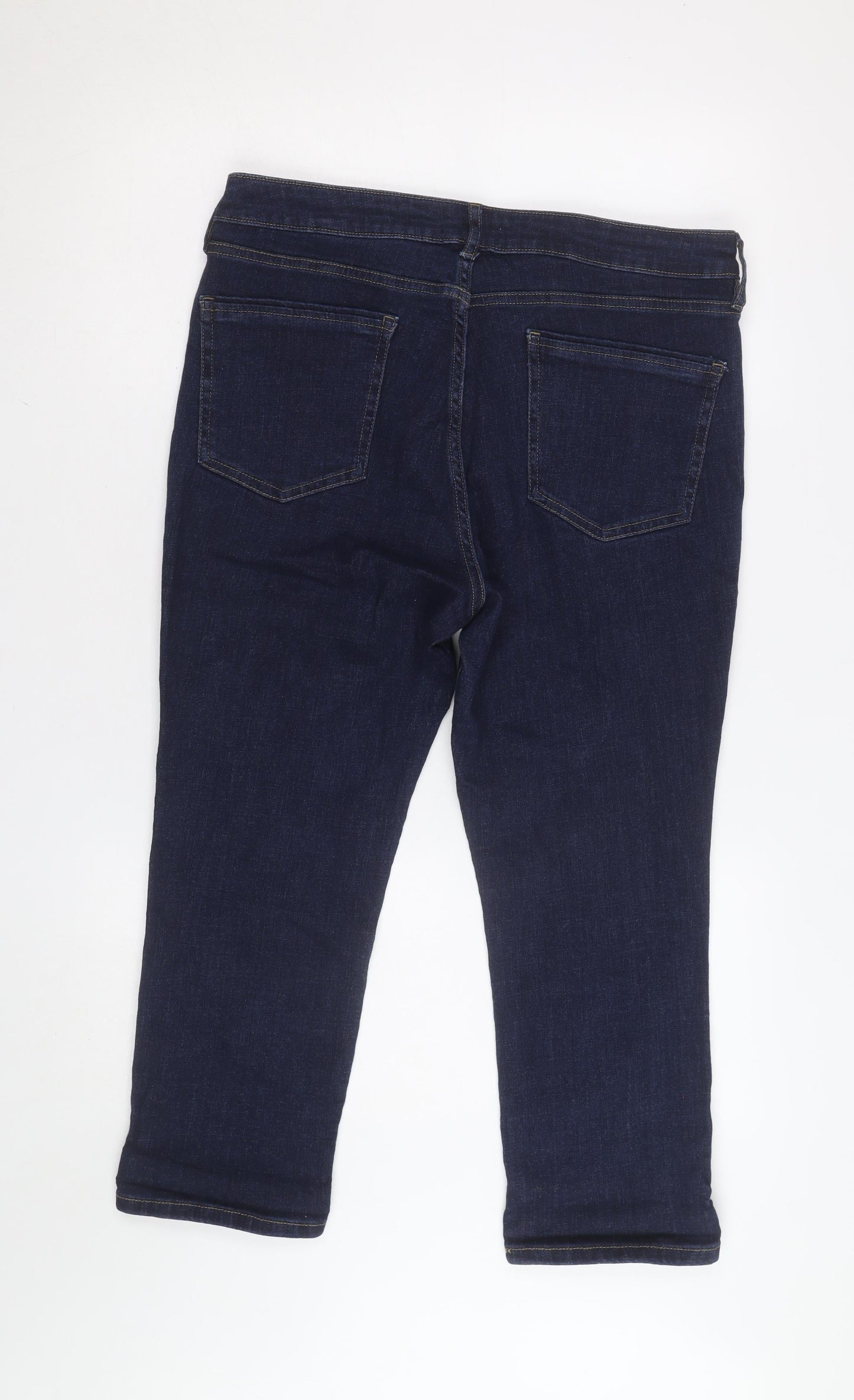 F&F Women Blue Skinny Stretch Denim Jeans Size 14 Regular