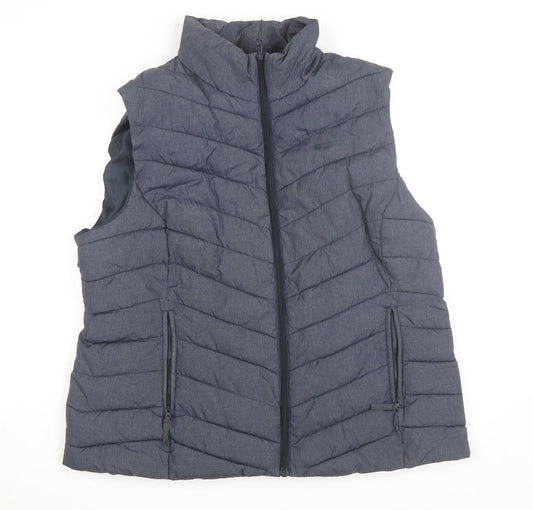 Mountain Warehouse Men's Blue Puffer Waistcoat Size L Lined Outdoor Vest
