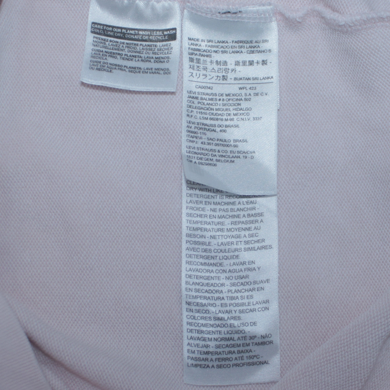 Levi's Womens Pink Pullover Hoodie Medium Relaxed Fit Cotton