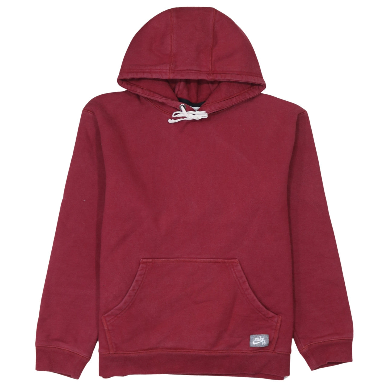 Nike SB Men's Red Pullover Hoodie M Skateboarding Fleece