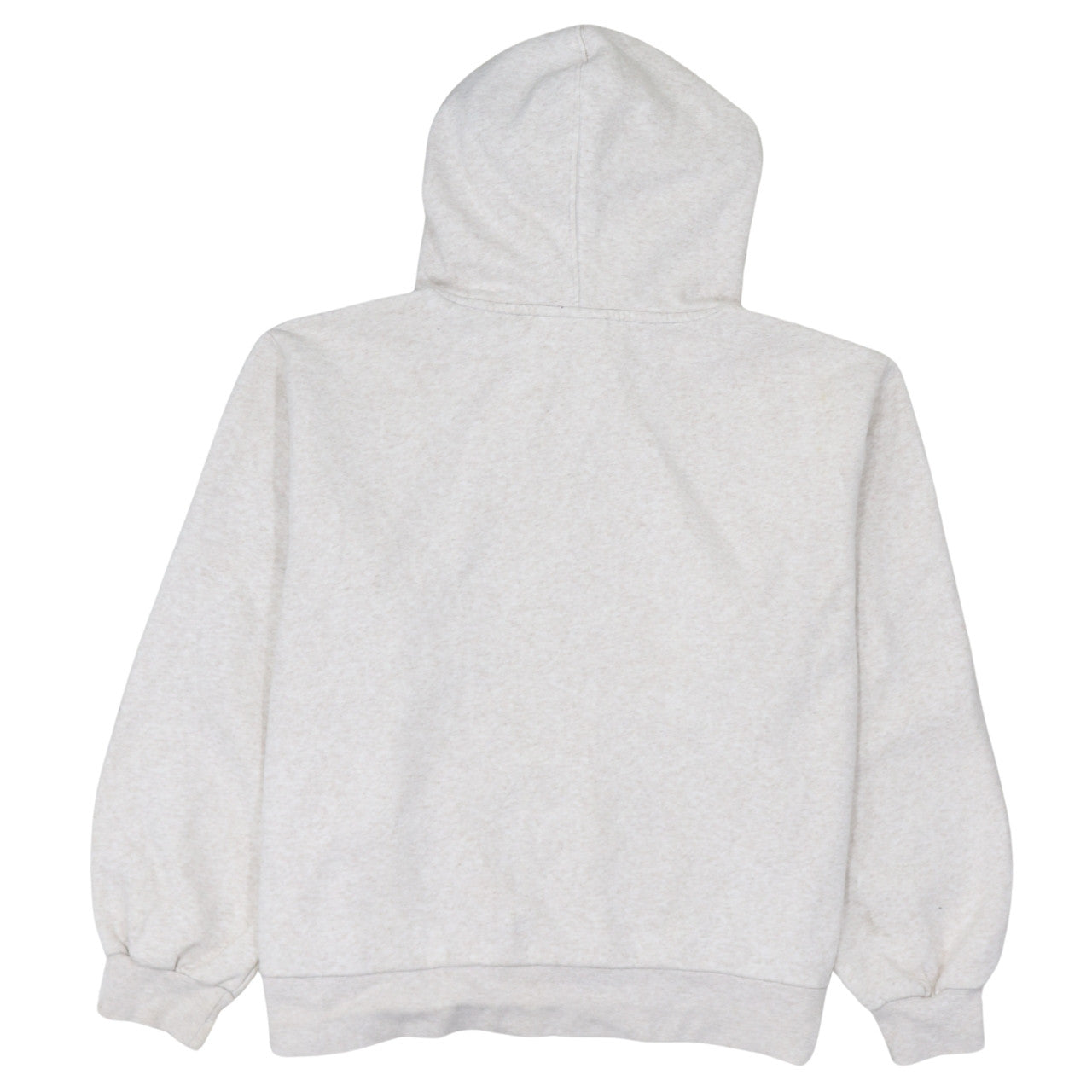 Adidas Women Beige Pullover Hoodie UK 12 Classic Logo Sweatshirt