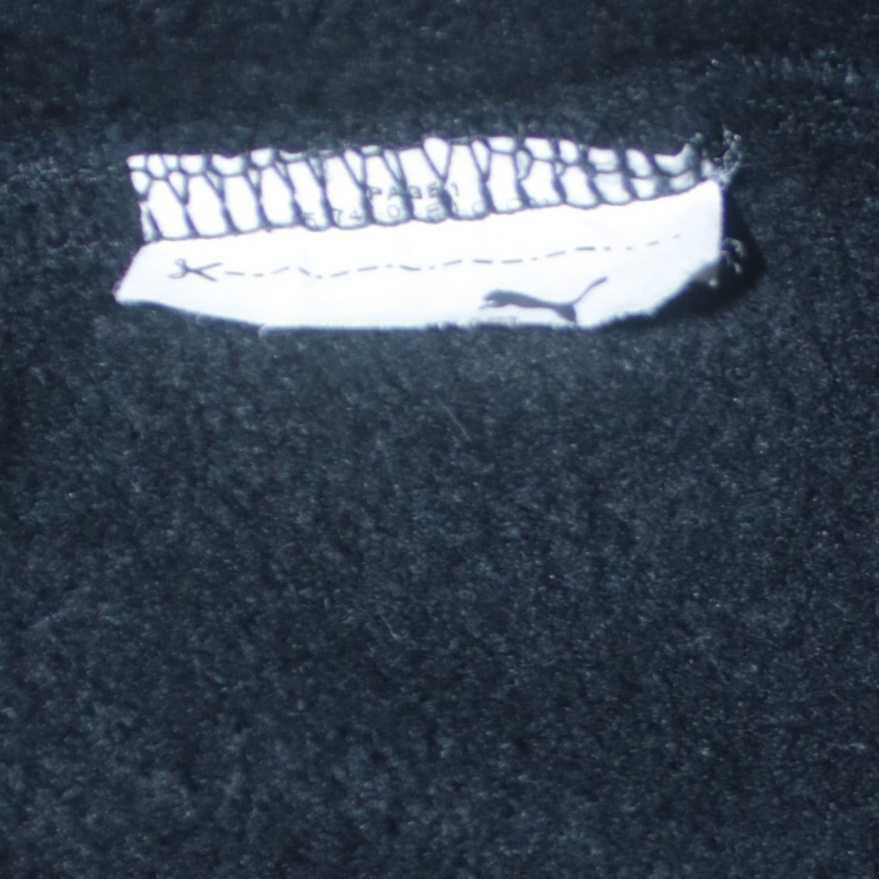 Puma Men’s Black XL Crew Neck Logo Pullover Sweatshirt
