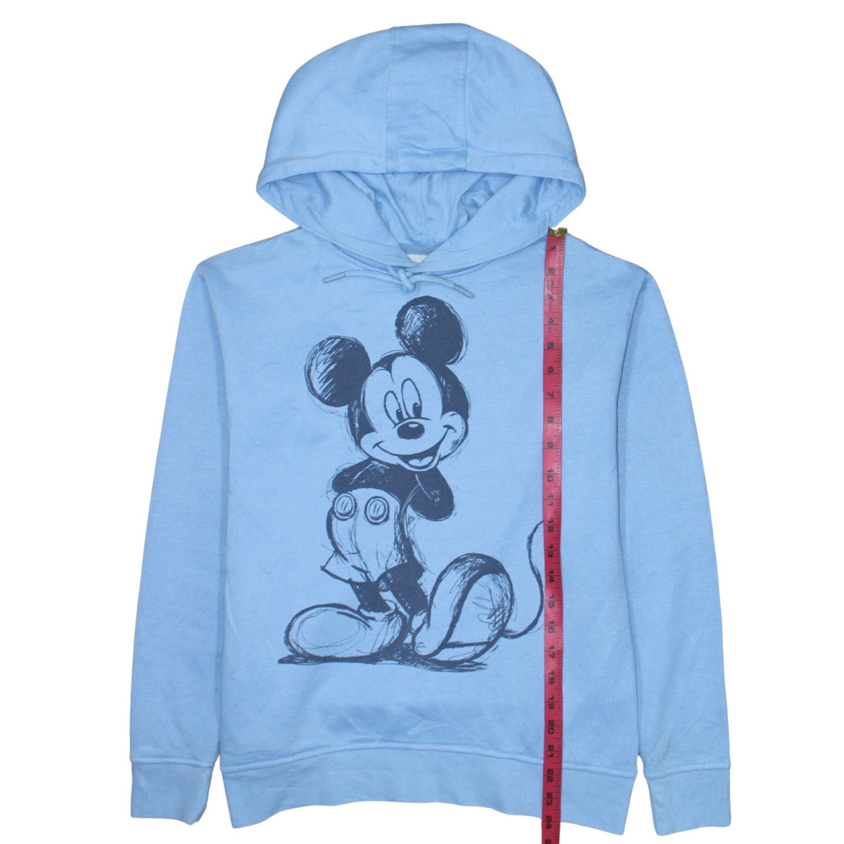 Disney Primark Women Blue 2XS Pullover Hoodie with Mickey Print