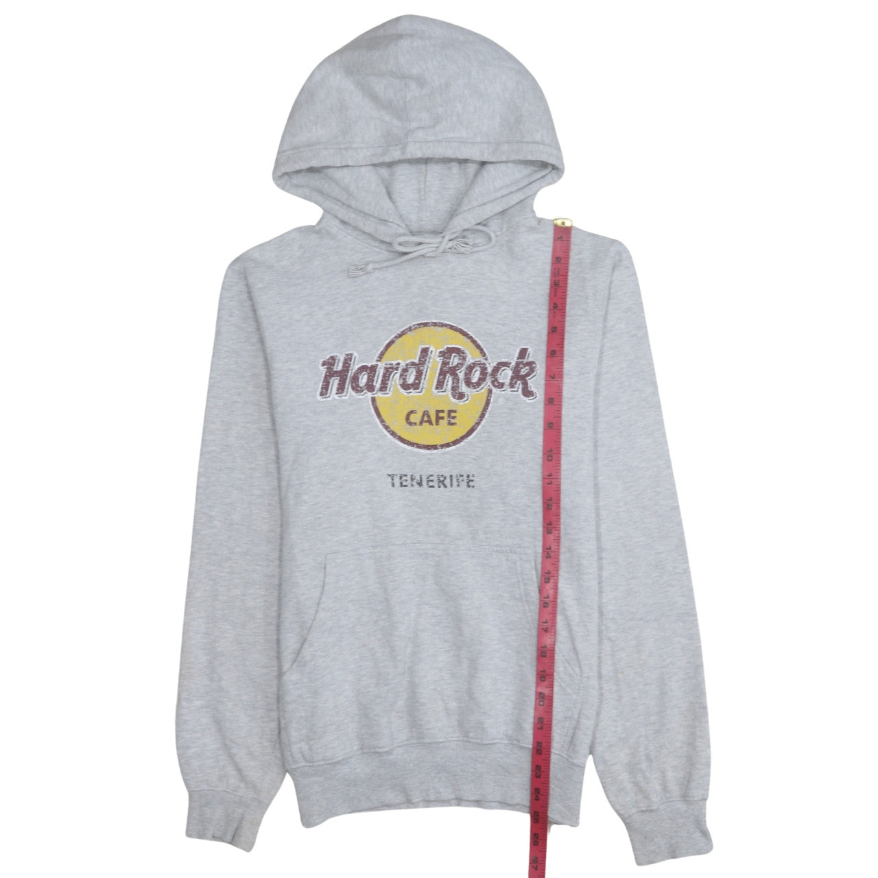 Hard Rock Cafe Women's Grey Medium Pullover Hoodie Tenerife Design