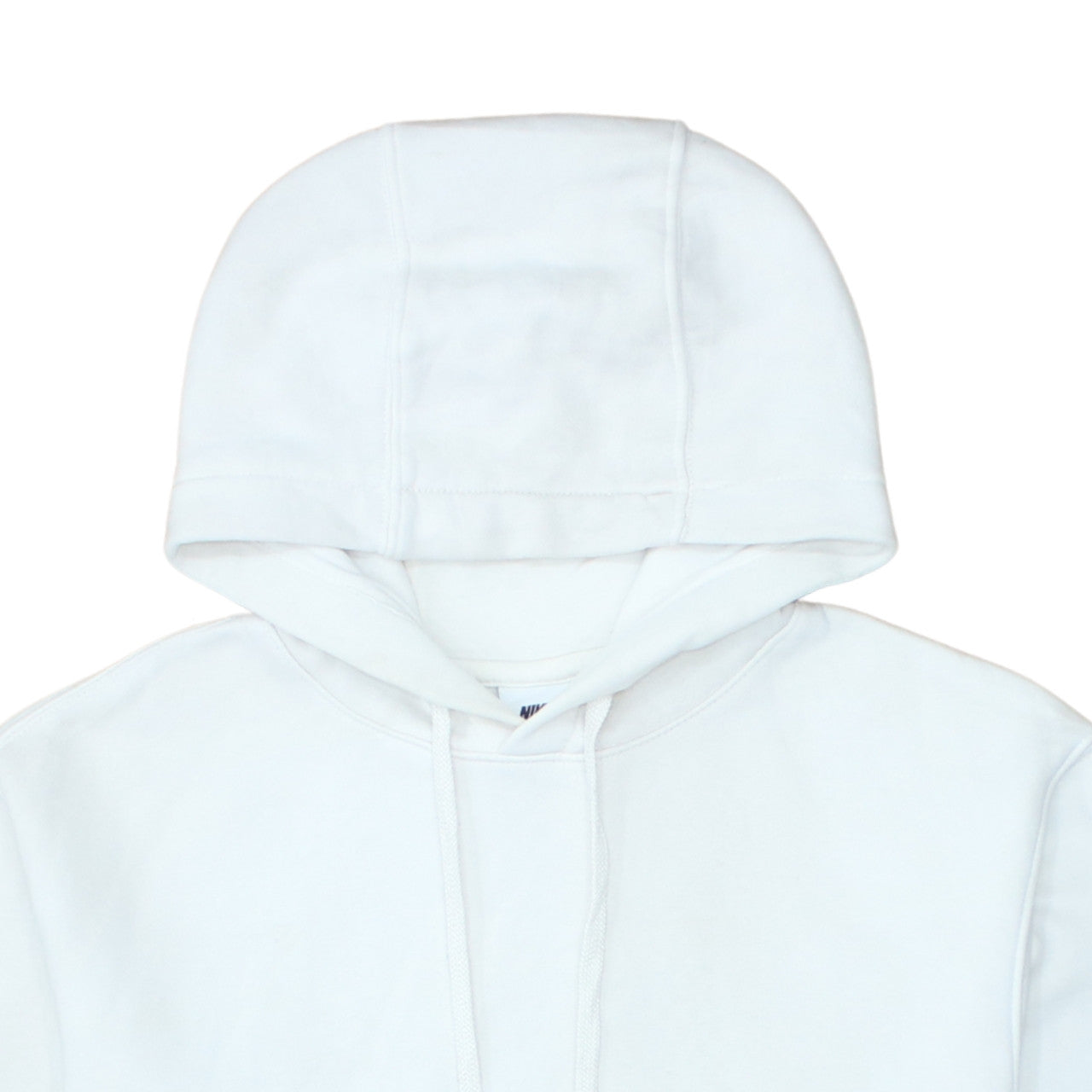 Nike Men's White Pullover Hoodie Small Logo Graphic Fleece