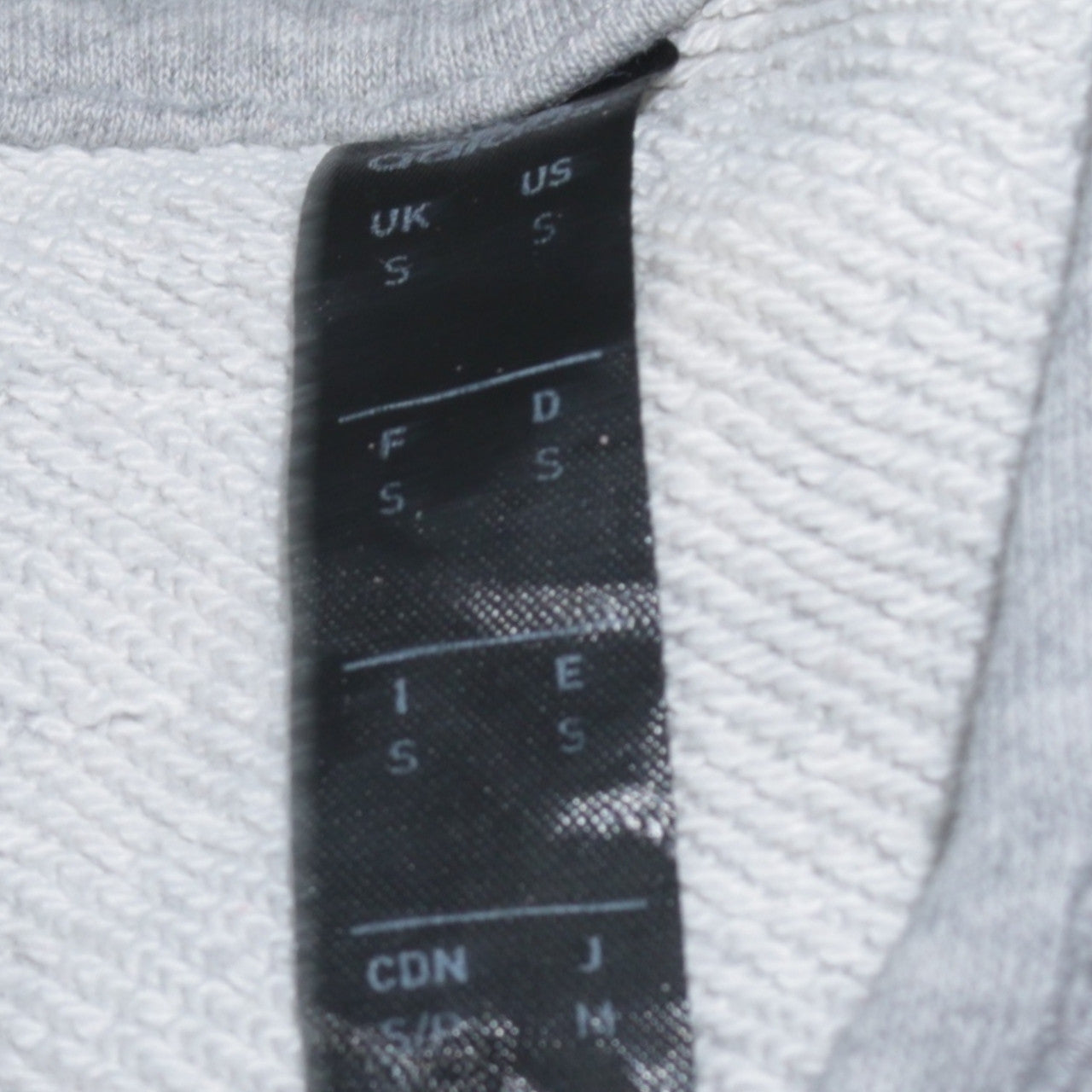 Adidas Men’s Grey Pullover Hoodie Size S Sports Logo Sweatshirt