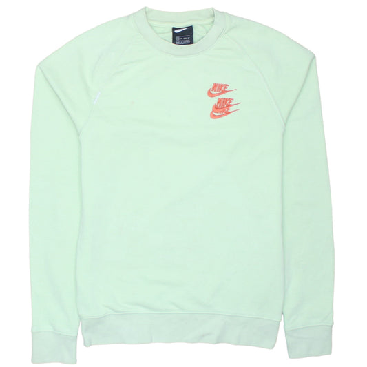 Nike Men's Green XS Pullover Sweatshirt with Embroidered Logo