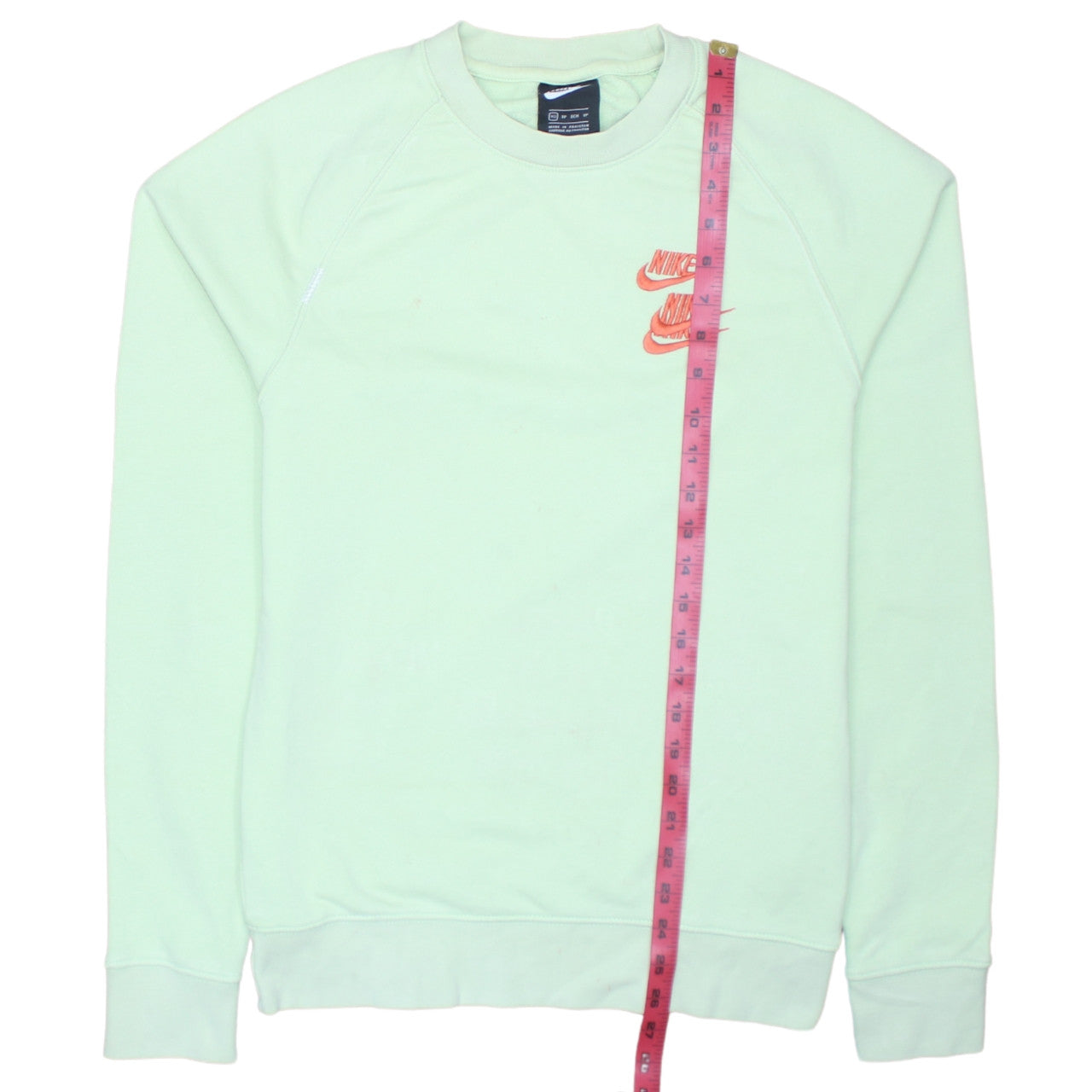 Nike Men's Green XS Pullover Sweatshirt with Embroidered Logo