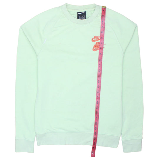 Nike Men's Green XS Pullover Sweatshirt with Embroidered Logo