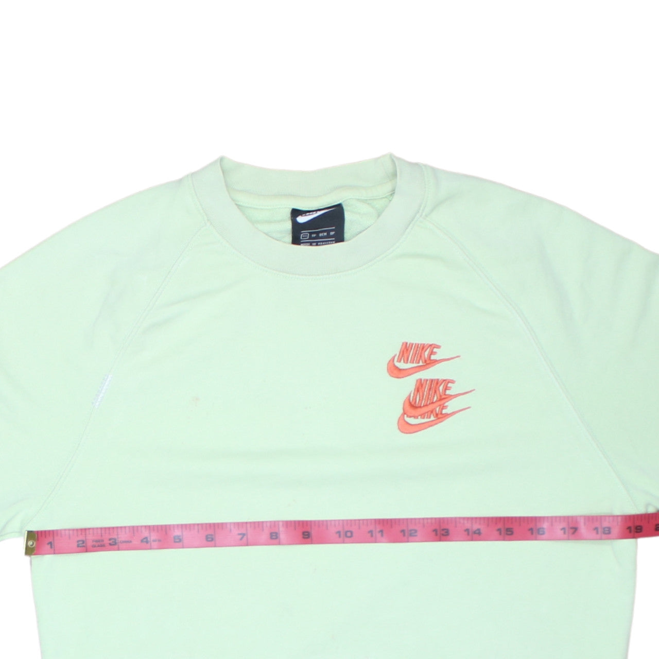 Nike Men's Green XS Pullover Sweatshirt with Embroidered Logo