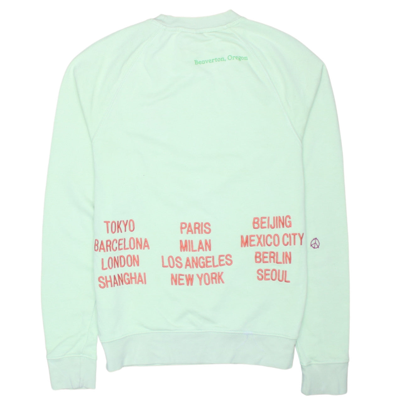 Nike Men's Green XS Pullover Sweatshirt with Embroidered Logo