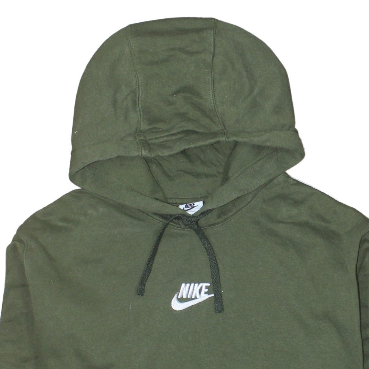 Nike Women’s Green XL Pullover Hoodie with Logo Trim