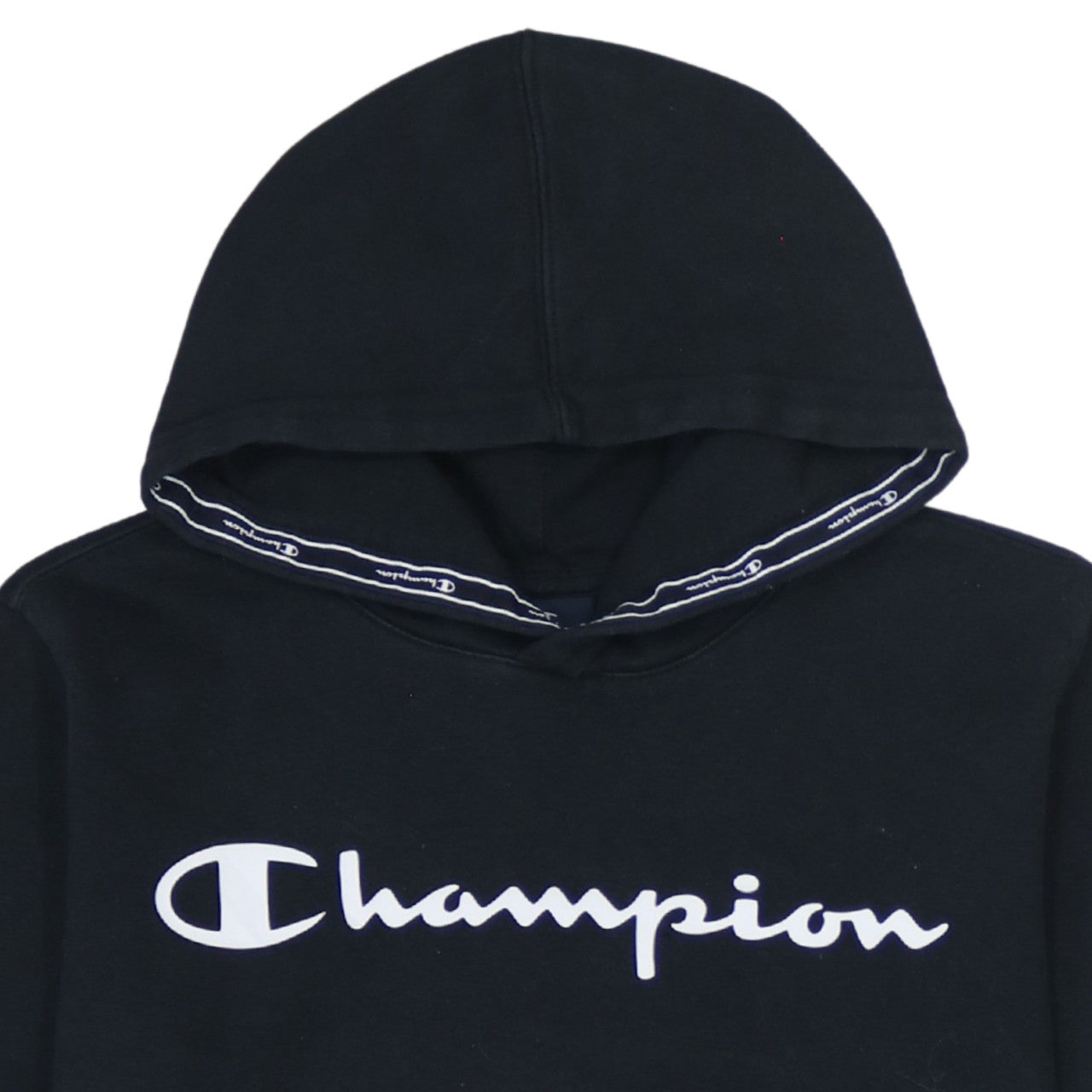 Champion Boys Black Pullover Hoodie Size 13-14 Years Cotton Blend