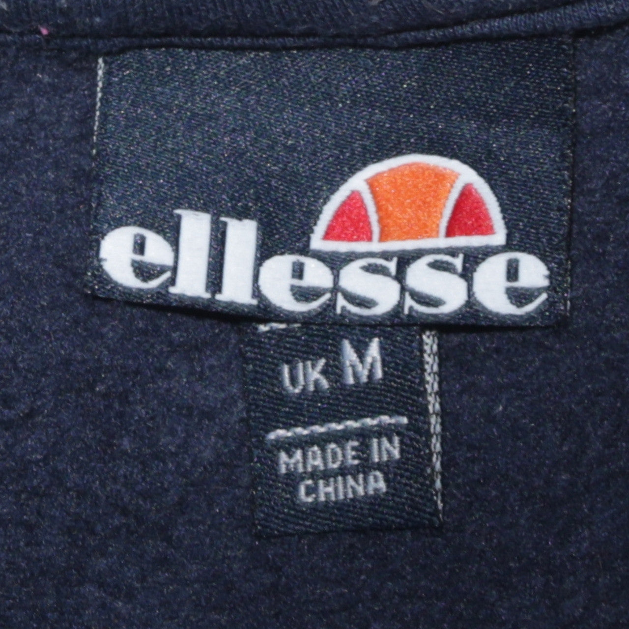 Ellesse Men's Blue Crew Neck Pullover Sweatshirt Size M