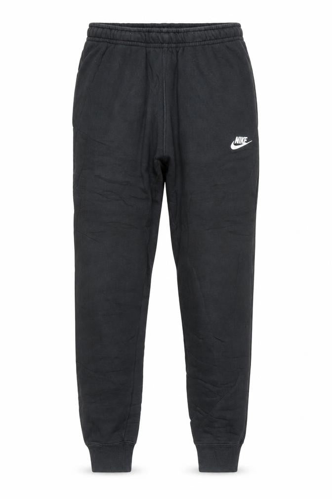 Nike Men's Black Jogger Sweatpants S Regular Fit Fleece Trousers