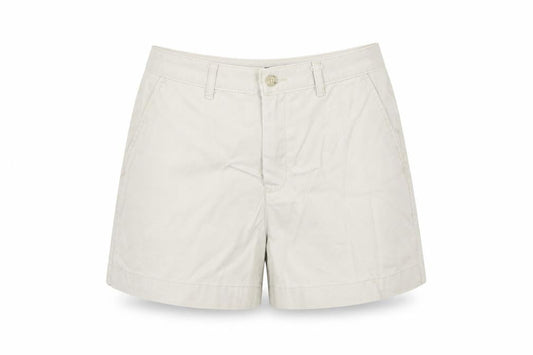 Lee Women Beige Cotton Chino Shorts Size 10 Petite Casual